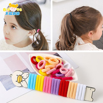 Child headdress girl rubber band candy high elastic skin tube thick baby hair stuck hair without wounding hair towel ring