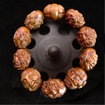 (Master Ex-gratia) 1 9 * 2 3cm Realistic Rohan Masters work The collection of olive nuclear sculptures