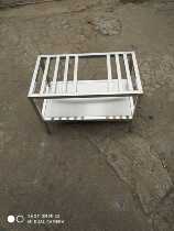 Custom-made stainless steel shelf water basin sink shelf special-shaped processing custom kitchen shelf working table surface