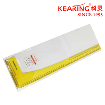 KEARING corner ruler Double-sided scale Large corner ruler L-shaped ruler 5850 male imperial right angle ruler