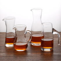 Glass white wine glass Decanter Wine separator Wine measuring device Wine shaker with scale with handle Bubble wine jug Wine set