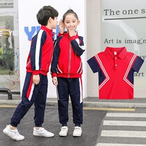 Spring and Autumn Set Kindergarten Garden Clothing Cotton English Style Three Piece School School Uniform Autumn and Winter Performance Customization