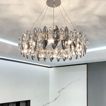 Light luxury chandelier living room lamp crystal lamp simple modern atmosphere dining room lamp post modern Hong Kong style bedroom lamp