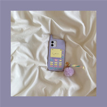 Apple 12pro mobile phone shell net red woman applies iPhone13max personality creative mini anti-fall silicone cover