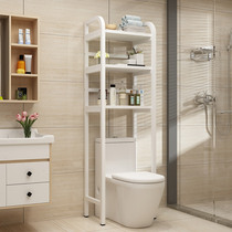 Toilet rack above the shelf Drum washing machine rack Bathroom bathroom floor against the wall storage rack free of punching