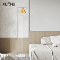 Postmodern marble decorative floor lamp living room creative minimalist light luxury study bedroom personality Nordic floor lamp