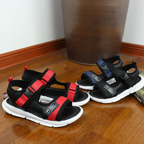 Mqijia summer breathable Velcro knitted surface soft bottom shock absorption childrens casual sandals SD1084