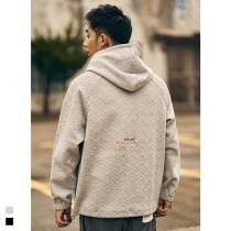 Furnace Japanese Spring and Autumn Jacket New Autumn Clothes Mens Pure Color Hooded Pullover Shirt Couple Joker Clothes Tide