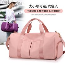 Large Capacity Women Travel Bag Short Haul Bag Fitness Handbag To Be Produced Bag Cashier Bag Subs Light Canvas Luggage Bag