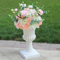 New olive branch road leading flower embroidered ball flower wedding celebration T-flower Roman column flower background floral point emulation floral art