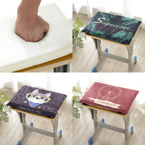 Student cushion classroom soft and comfortable memory cotton stool cushion breathable special dormitory butt cushion bench seat cushion chair cushion