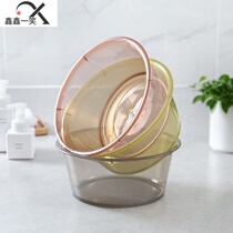 Transparent Washbasin Laundry Basin Home Plastic Brief Thickening Student Dormitory With Small Basin Wash Basin Wash Basin