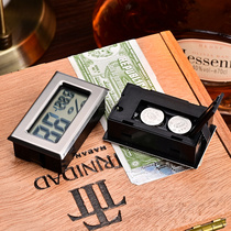 CIGARLOONG Gelon Mini Portable Cigar Humidity Meter Cigar Box Temperature and Humidity Meter Electronic Hygrometer