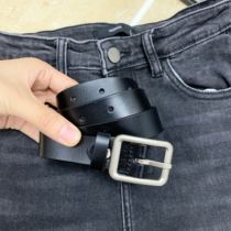 Womens jeans belt Leather soft small fine fashion simple wild trousers waist belt