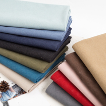 Tang Rabbit rabbit pure color retro wind made of old 16 Ansume color washed canvas handmade DIY cloth bag fabric