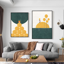 Nordic living room decorative painting sofa background wall simple childrens room hipster mural bedroom bedside dining room hanging painting