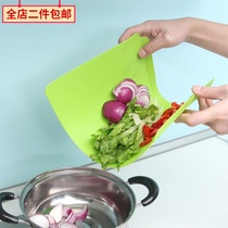 Japanese Kitchen Resin Cut Vegetable Plate Fruit Chopped Plate Cut Meat Sorting Chopping Block Household Plastic Cutting Board Case Board Rolling panel
