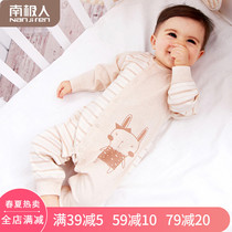 Antarctic infant clothes newborn jumpsuit cotton thin baby ha clothes pajamas Spring and Autumn Winter