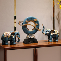Wine cabinet decoration Elephant TV cabinet decoration Lucky office crafts Living room entrance home wedding gift