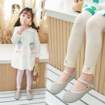 Baby leggings summer thin small children anti-hook stockings female baby can open pantyhose 0-1-2 years old 3
