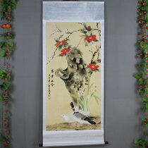 New products Chinese framed calligraphy and painting Celebrity Hung Paintings of the Chinese State Paints Rural foyer paintings Decorative Painting Trees under Two Pigeons