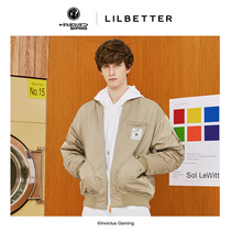Lilbetterx ig team joint item cotton coat male ig uniform cotton suit uniform bomber jacket quilted jacket