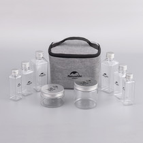 Outdoor picnic seasoning bottle portable hand-held package seasoning tank barbecue oil salt bottled camping pot bowl