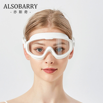 Big framed swimming goggles female male HD waterproof anti-fog myopia swimming glasses adult diving equipment swimming cap set
