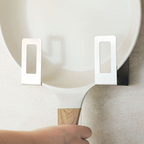 Home Free Punching Wall Wall-mounted Lid Rack Wall-mounted Wall Chopping Frame Kitchen Hanging Wall Pan Lid Shelve Shelf Storage Rack