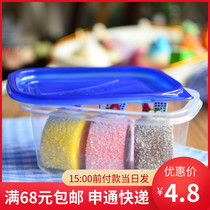 Disposable Thousand Layers Cake Packing Box 709ml Bean Milk Box Durian Fruit Bailing Preservation Packaging Box Takeaway Box