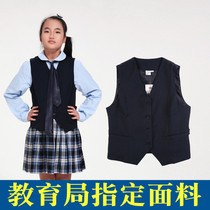 Beautiful Austrian Shenzhen school uniforms Shenzhen middle school girls autumn and winter uniforms vest vests