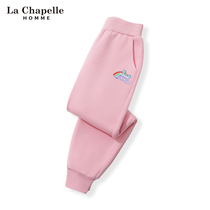 La Chapelle Girls Pants Spring and Autumn 2021 New style big children sports casual pants wear childrens autumn tide