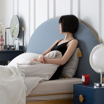 Iron bed 1 5 m 1 8 Nordic female bed female bed modern minimalist luxury double bed