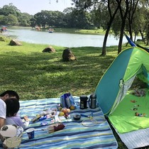 Outdoor Oxford cloth beach mat portable childrens field cushion mat moisture-proof picnic mat wild waterproof home