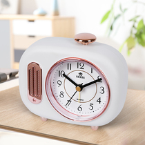 POWER overlord quiet little alarm clock family with fashion retro clock classic alarm bell greedy with night light stand bell