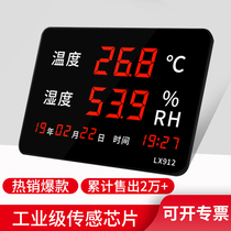 Low-screen display of the industrial indoor temperature humidity meter of thermometer workshop Home High Precision LX912