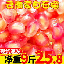Yunnan Mengzi sweet pomegranate fresh fruit seasonal Season 5kg thin skin sweet seed big fruit 10 season whole box