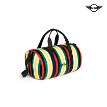 MINI striped luggage bag portable light and large capacity shoulder Cross bag men and women short distance travel bag bag