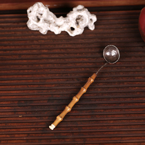 Leisure Yunya toy popular new Japanese sterling silver handmade incense spoon tea spoon Kung Fu tea set incense set tea ceremony tea table accessories