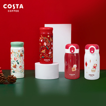 costa insulated cup small portable 316 stainless steel insulated water cup female high face value office Christmas mug