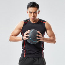 Fitness clothes Short sleeve mens vest quick drying clothes Sports running t-shirt Tight basketball training waistcoat Summer top clothes