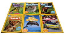 Import Original English National Geographic kids pre-Readers US National Geographic Reading Enlightenment 6 volumes