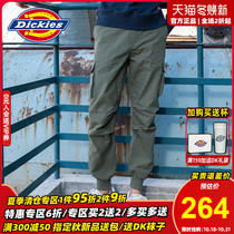 Dickies overalls mens multi-pocket tidal brand casual pants mens loose foot sports pants tide Autumn New B