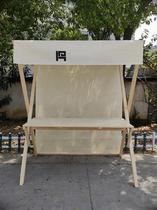 City set dolly exhibition rack Jewelry Wood Pendulum stall Sun Protection Folding Table Street Interior Fried Strings Commercial Gift