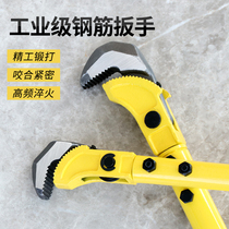 Torque fast steel bar straight thread universal pipe pliers wrench multifunctional pipe pliers water pipe pliers universal tool