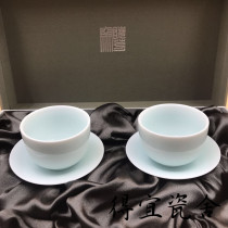 Taiwan Xiaofang kiln straight tube small cup movie Green single owner ceramic tea set special sale crazy hot sale has been sold out