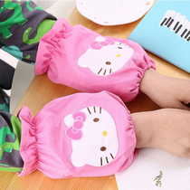 Office work hand sleeve female children short cute simple female cotton adult protective sleeve cotton kitchen