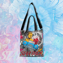 (Taobao heart selection)National tide style canvas bag shoulder strap environmental protection shopping bag