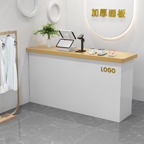 Clothing Store Collection Silver Desk Womens Clothing Shop Nets Red Ins Small Bar Table Minima Modern Beauty Salon Front Reception Desk