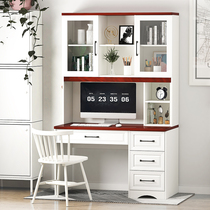 Desk bookshelf bookcase combination integrated desktop computer desk simple modern home bedroom childrens learning writing desk